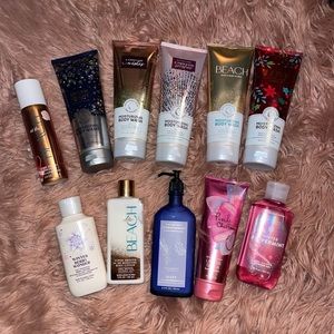 Bath & Body Works Bundle - ALL NEW - lotions, shower gel, bronzer